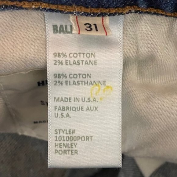 Baldwin Henley Slim Straight Jeans in Porter - Picture 10 of 11